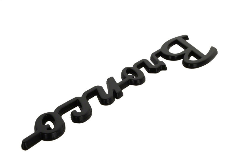 Ford Racing 2021+ Bronco Classic Script Fender Badges - Matte Black (Pair) M-1447-BSMB M-1447-BSMB Photo - Unmounted