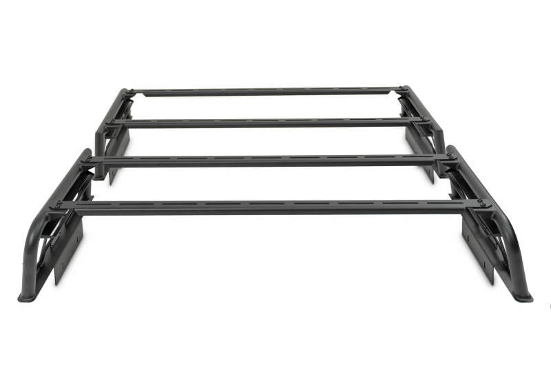 DV8 Offroad 07-23 Toyota Tundra / 09-23 Ford F150 Raptor MTO Series Bed Rack -  2pc Adj. RRUN-03 RRUN-03 Photo - Unmounted