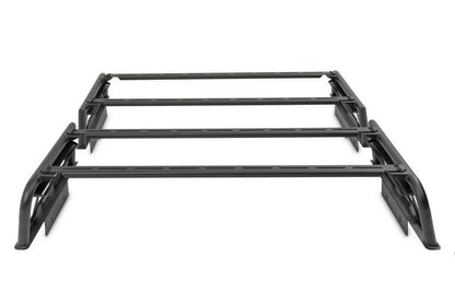 DV8 Offroad 07-23 Toyota Tundra / 09-23 Ford F150 Raptor MTO Series Bed Rack -  2pc Adj. RRUN-03 RRUN-03 Photo - Unmounted