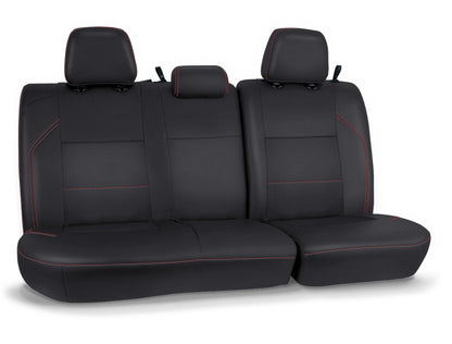 PRP Seats PRP 2016+ Toyota Tacoma Rear Bench Cover Double Cab - Black with Red Stitching B054-01 B054-01 Photo - Primary