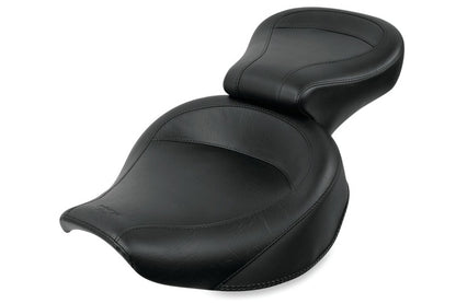 Mustang Motorcycle Mustang 82-00 Harley FXR Wide Touring 1PC Seat - Black 75736 75736 Photo - Primary