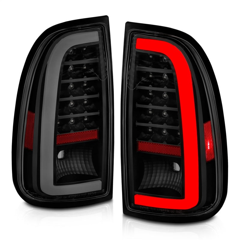 ANZO 00-06 Toyota Tundra LED Taillights w/ Light Bar Black Housing Smoke Lens 311412 311412 Photo - Unmounted
