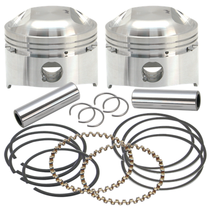 S&S Cycle 79-84 BT 3-1/2in +.010in 80in LC Forged Pistons 106-5512