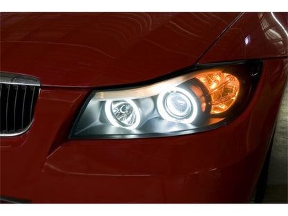 Spyder BMW E90 3-Series 06-08 4DR Projector CCFL Halo - Eyebrow Bulb Blk- PRO-YD-BMWE9005-CCFL-BK 5029652 5029652 Photo - Mounted
