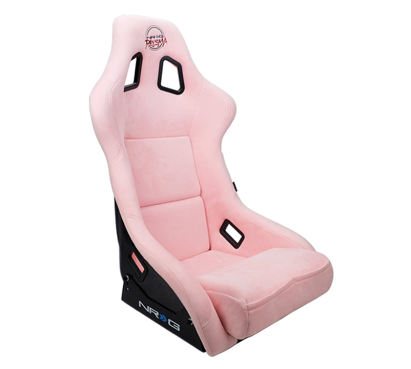 NRG FRP Bucket Seat PRISMA Edition W/ pearlized Back Pink Alcantara - Large FRP-302PK-PRISMA FRP-302PK-PRISMA Photo - Primary