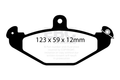 EBC Disc Brake Pad Set UD491 Photo - Primary