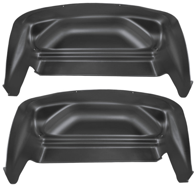 Husky Liners 07-13 Chevy/GMC Silverado/Sierra Black Rear Wheel Well Guards (2pc) 79001 Photo - Primary