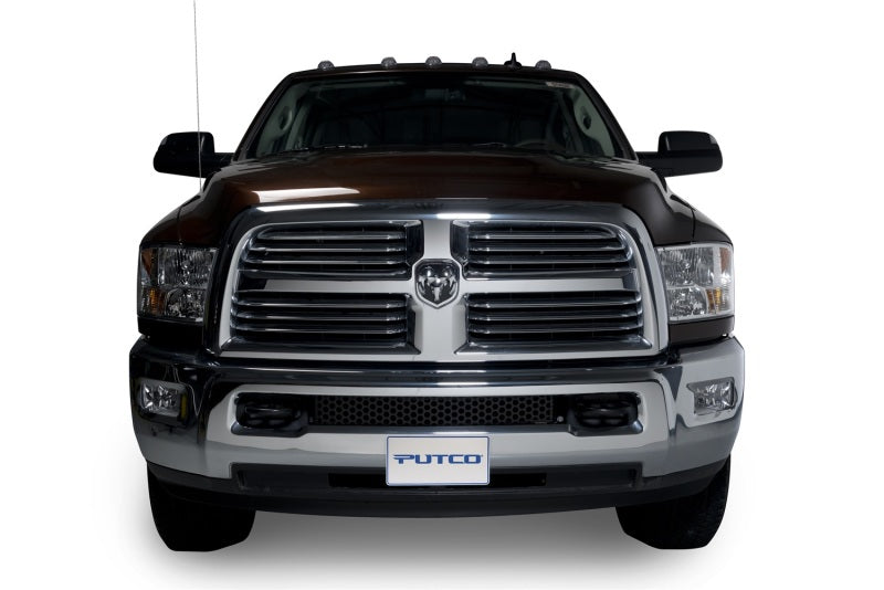 Putco 11-18 Ram HD - Stainless Steel - Punch Style Bumper Grille (Black) Bumper Grille Inserts 88175 88175 Photo - Mounted