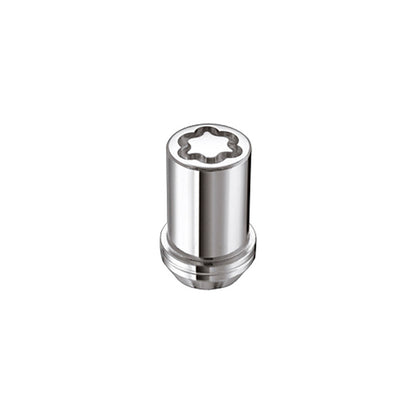 McGard Wheel Lock Nut Set - 4pk. (Tuner / Cone Seat) M12X1.5 / 13/16 Hex / 1.24in. Length - Chrome 25257 25257 Photo - Primary
