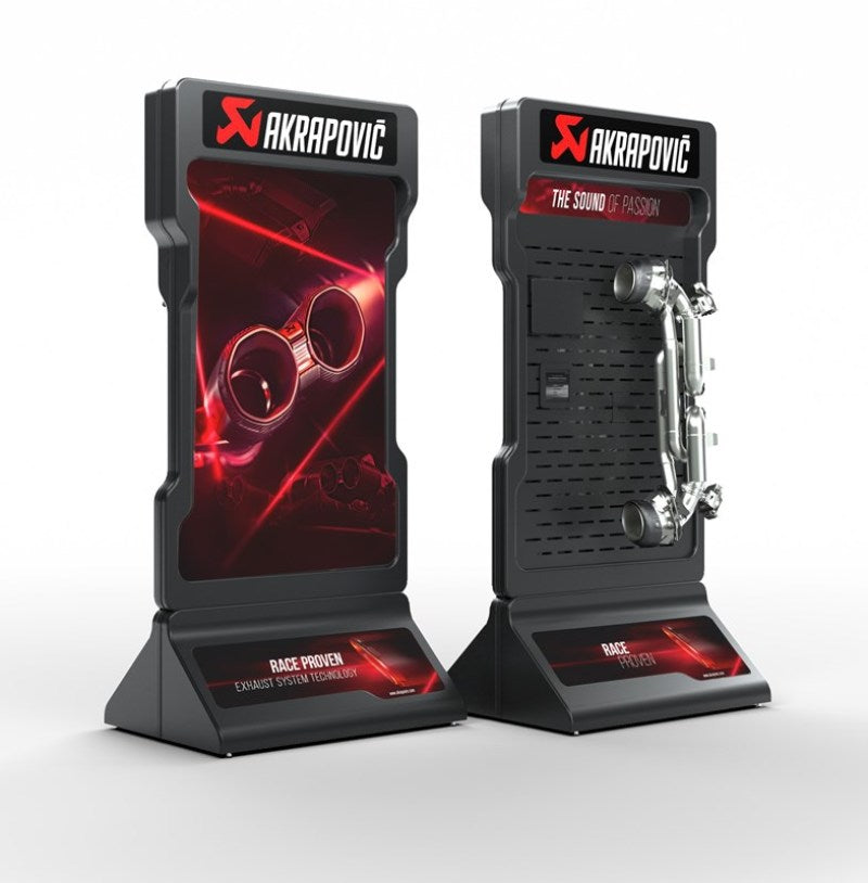 Akrapovic Car Graphics Set for Large POS Stand P-CM-LPSSETCAR2