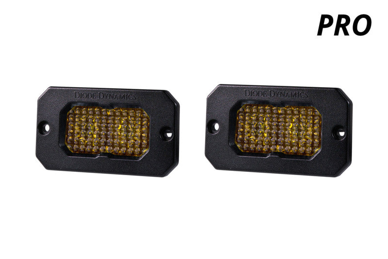 Diode Dynamics Stage Series 2in LED Pod Pro - Yellow Combo Flush ABL (Pair) DD6735P DD6735P User 1