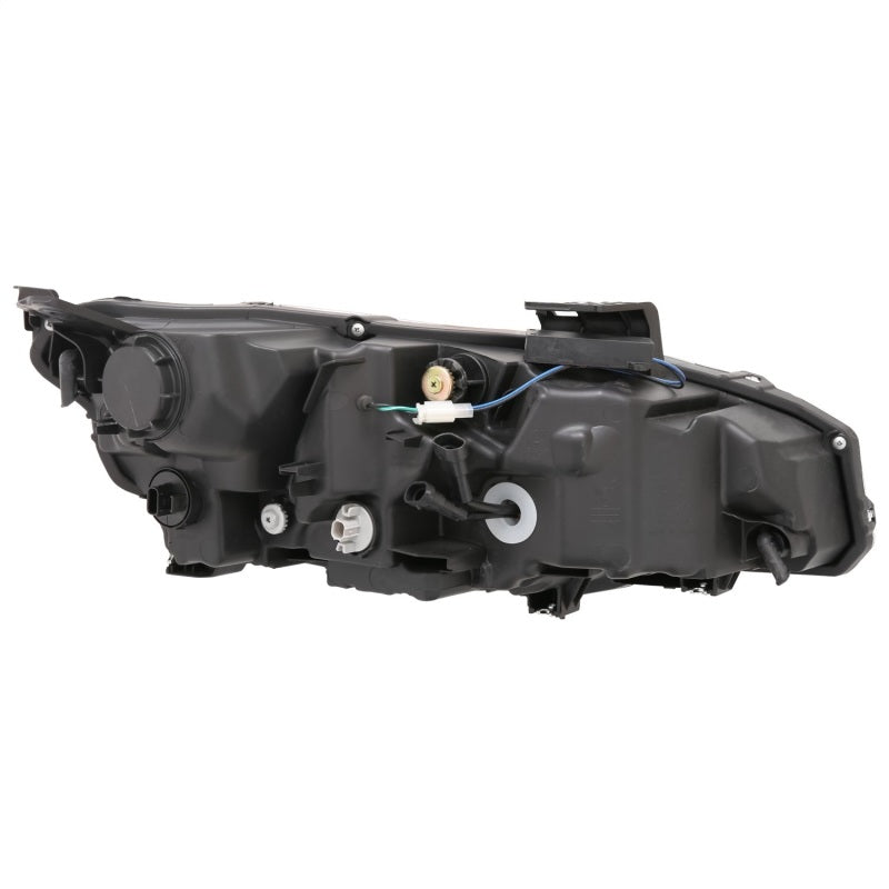 ANZO 16-17 Honda Civic Projector Headlights Plank Style Black w/Amber/Sequential Turn Signal 121527 121527 Photo - Unmounted