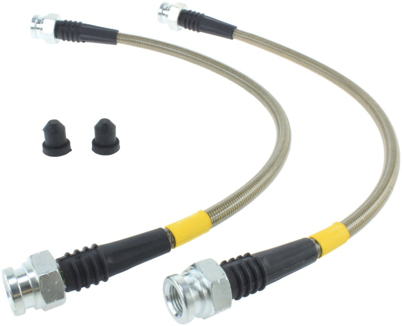 StopTech 07-08 Honda Fit Stainless Steel Rear Brake Lines 950.40515 950.40515 Photo - Primary