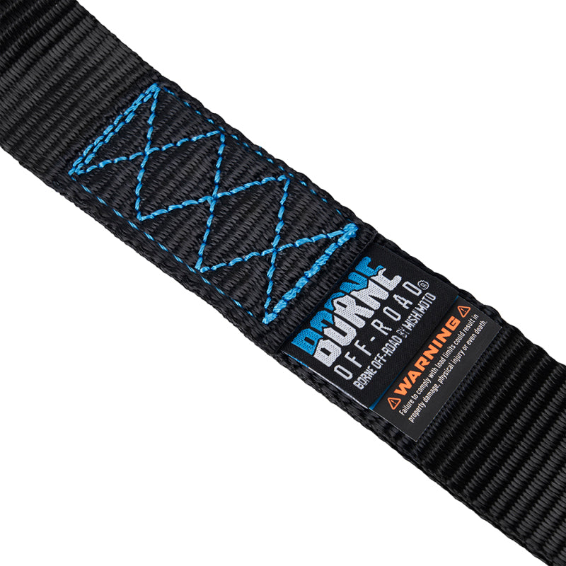Borne Off-Road Soft Loop Tie-Down Straps (4-Pack) Black BNRTC-SLP-4BK BNRTC-SLP-4BK Photo - Primary