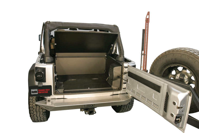 Tuffy Products Tuffy Jk 2011+ Deluxe Security Deck Enclosure- Black 326-01 326-01 Photo - Mounted