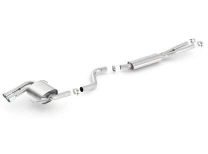 Borla 08-12 BMW 328i Sdm E90 2.0L RWD Dual Left Rear Exit Touring Cat-Back Exhaust 140505 140505 Photo - Primary