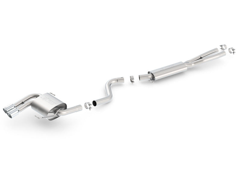 Borla 08-12 BMW 328i Sdm E90 2.0L RWD Dual Left Rear Exit Touring Cat-Back Exhaust 140505 140505 Photo - Primary