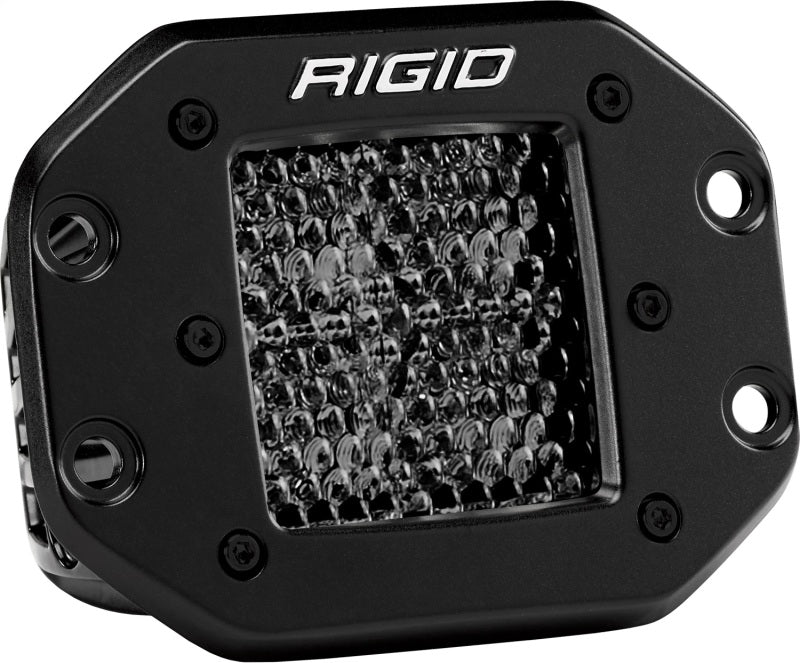 Rigid Industries D2 - Midnight Edition Flush Mount Pair 212513BLK Photo - Unmounted