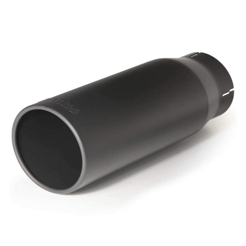 Banks Power Tailpipe Tip Kit - SS Round Straight Cut - Black - 3.5In Tube - 4.38In 52923 Photo - Primary