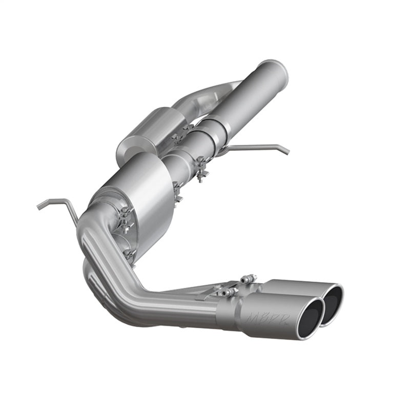 MBRP 09+ Chevrolet Silverado 1500 3in Cat Back Pre-Axle Dual Outlet w/ 4in S5081AL Photo - Primary