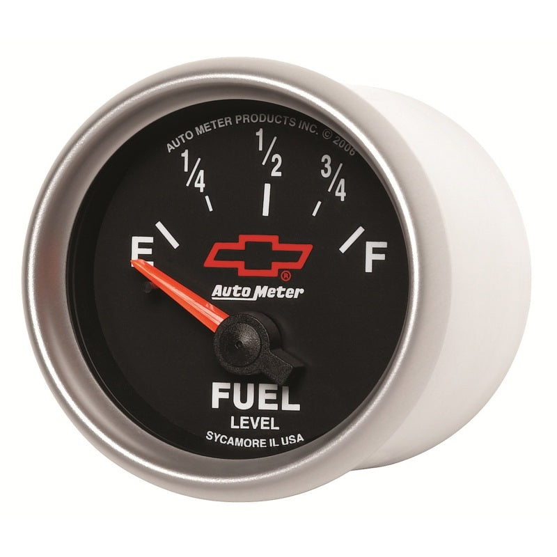 Autometer Gauge, Fuel Level, 2 1/16", 0E to 90F, Elec, Gm Bowtie Black 3613-00406 User 2