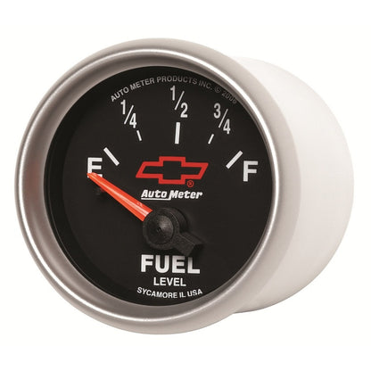 Autometer Gauge, Fuel Level, 2 1/16", 0E to 90F, Elec, Gm Bowtie Black 3613-00406 User 2