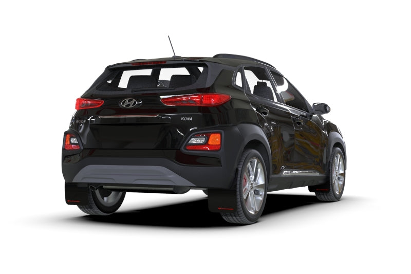 Rally Armor 18-22 Hyundai Kona Black UR Mud Flap Silver Logo MF63-UR-BLK/SIL MF63-UR-BLK/SIL User 1