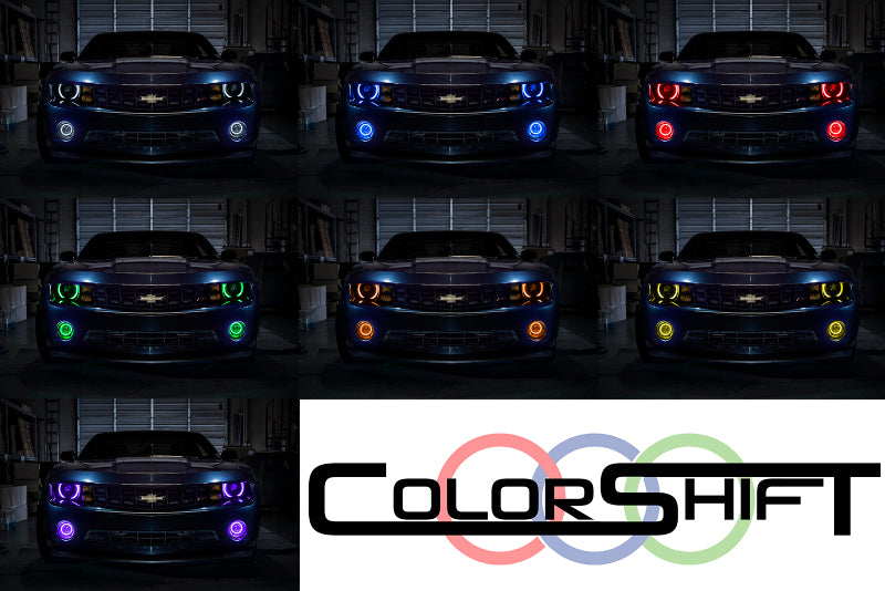 ORACLE Lighting Oracle Chevrolet Camaro RS 10-13 Halo Kit - ColorSHIFT w/ Simple Controller 2641-504 2641-504 Photo - lifestyle view