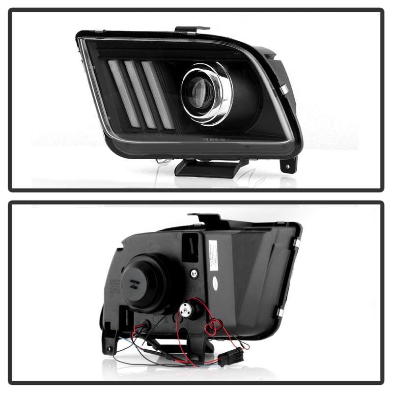 Spyder Ford Mustang 05-08 V2 High-Power LED Headlights - Black PRO-YD-FM05AP-BK 5088192 5088192 User 1
