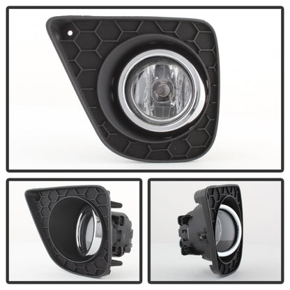Spyder Honda Accord 2013-2015 2Dr OEM Fog Lights W/Switch- Clear FL-HA2013-2D-C 5079855 5079855 User 1