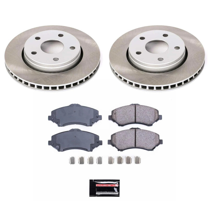 PowerStop Power Stop 2018 Jeep Wrangler JK Front Semi-Coated Rotor Kit SC3097 SC3097 Photo - Primary