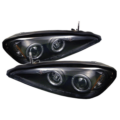 Spyder Pontiac Grand AM 99-05 Projector Headlights LED Halo LED Blk Low 9006 PRO-YD-PGAM99-HL-BK 5011640 5011640 Photo - Primary