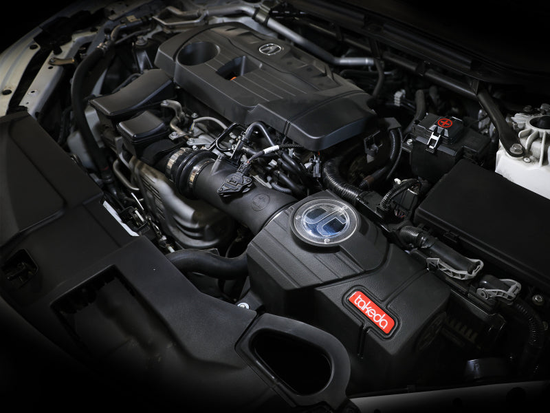 aFe Momentum Intake System w/ Pro 5R Filter 2021+ Acura TLX 56-70052R 56-70052R Photo - Mounted