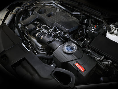 aFe Momentum Intake System w/ Pro 5R Filter 2021+ Acura TLX 56-70052R 56-70052R Photo - Mounted