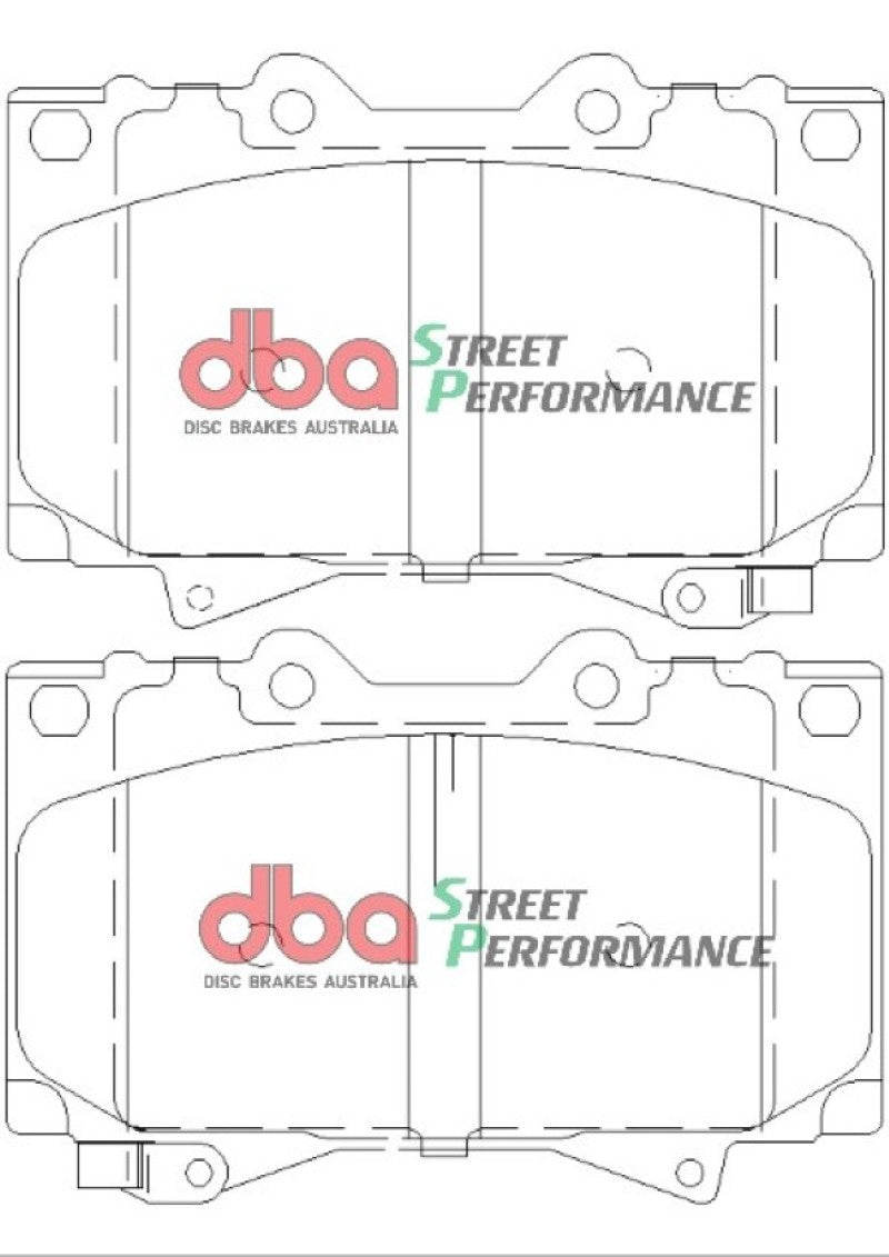 DBA 98-07 Lexus LX470 SP Performance Front Brake Pads DB1365SP DB1365SP Photo - out of package