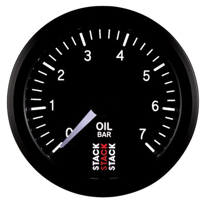 Autometer Stack 52mm 0-7 Bar M10 Male Pro Stepper Motor Oil Pressure Gauge - Black ST3301 ST3301 User 4