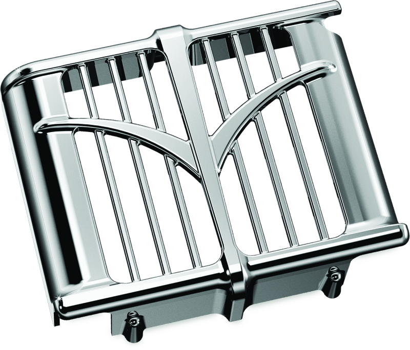 Kuryakyn Oil Cooler Cover 14-23 Indian Models Chrome 5640 5640 Photo - Primary