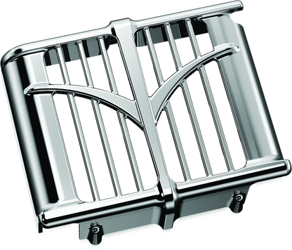 Kuryakyn Oil Cooler Cover 14-23 Indian Models Chrome 5640 5640 Photo - Primary