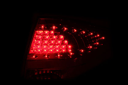 Anzo 2008-2011 Ford Focus LED Tail lights Red/Clear 321197 Photo - Mounted