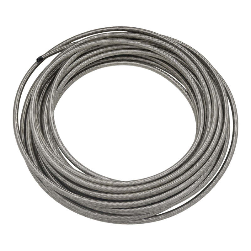 DeatschWerks 6AN Stainless Steel Double Braided CPE Hose - 50ft 6-02-0812-50