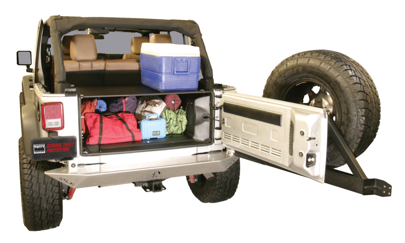 Tuffy Products Tuffy Jk Unlimited Tailgate Enclosure- Black For 2011+ 299-01 299-01 Photo - Mounted