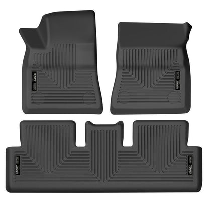 Husky Liners 17-21 Tesla 3 Weatherbeater Front & 2nd Seat Floor Liners - Black 95091 95091 Photo - Primary