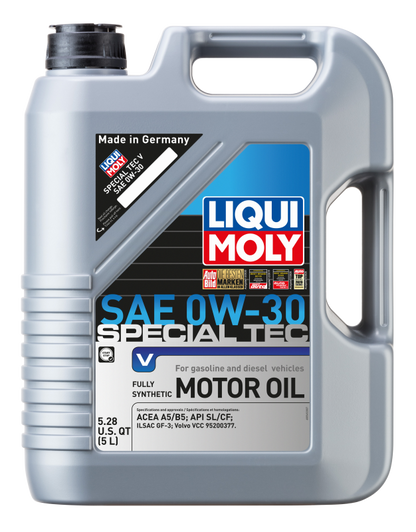 LIQUI MOLY 5L Special Tec V Motor Oil SAE 0W30 20204 20204 Photo - out of package