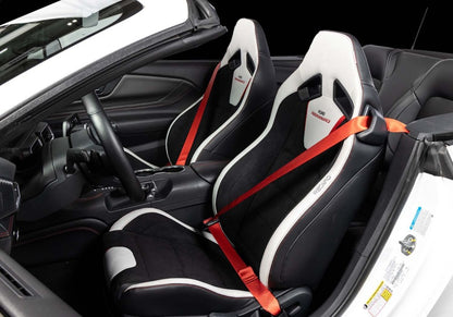 Ford Racing 2024 Mustang Ford Performance Logo Recaro Seat Set M-63660005-MG M-63660005-MG Photo - Mounted