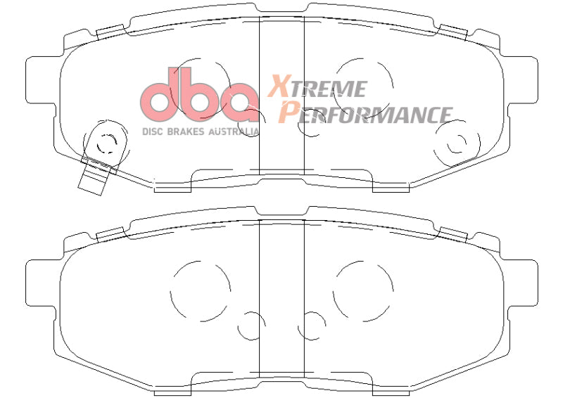 DBA 11+ Subaru Legacy GT XP650 Rear Brake Pads DB1789XP DB1789XP Photo - out of package