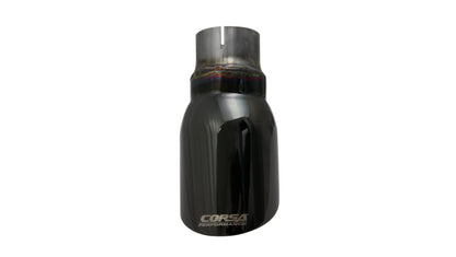 Corsa Single Universal 2.5in Inlet / 4in Outlet Black PVD Pro-Series Tip Kit TK004BLK TK004BLK Photo - Unmounted