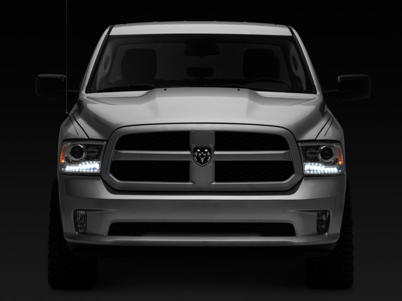 Raxiom 09-18 Dodge RAM 1500 LED Halo Headlights w/ Swtchbck Turn Signals- Chrome Hsng (Clear Lens) R111519 R111519 Photo - Close Up