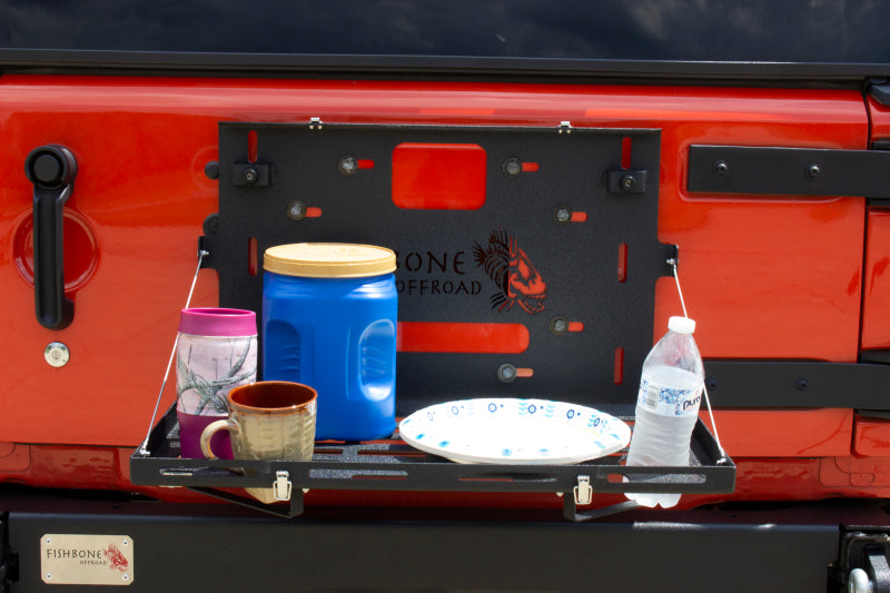 Fishbone Offroad 07-18 Jeep Wrangler JK Tailgate Table FB25137 FB25137 Photo - lifestyle view