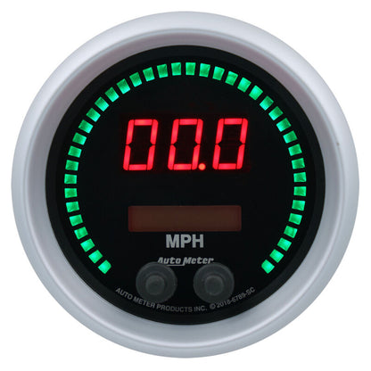 Autometer 85.7mm Black Switchable 260 MPH / 260 KM/H Speedometer Sport-Comp Elite Digital Gauge 6789-SC 6789-SC User 1