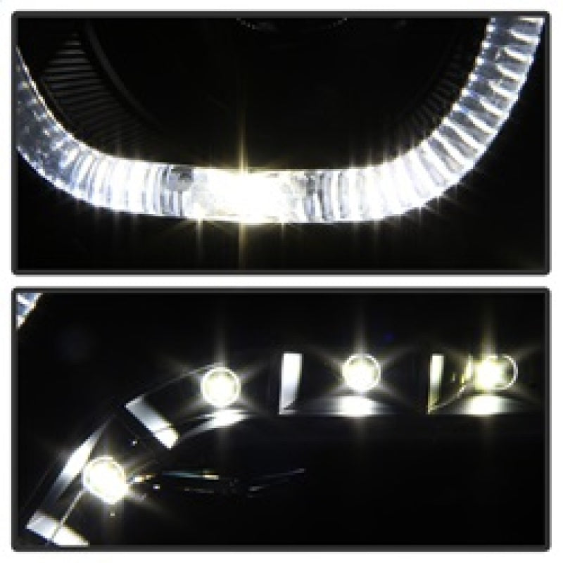 SPYDER xTune Dodge Ram 2009-2014 Halo LED Projector Headlights - Black PRO-JH-DR09-CFB-BK 9036729 9036729 Photo - Unmounted